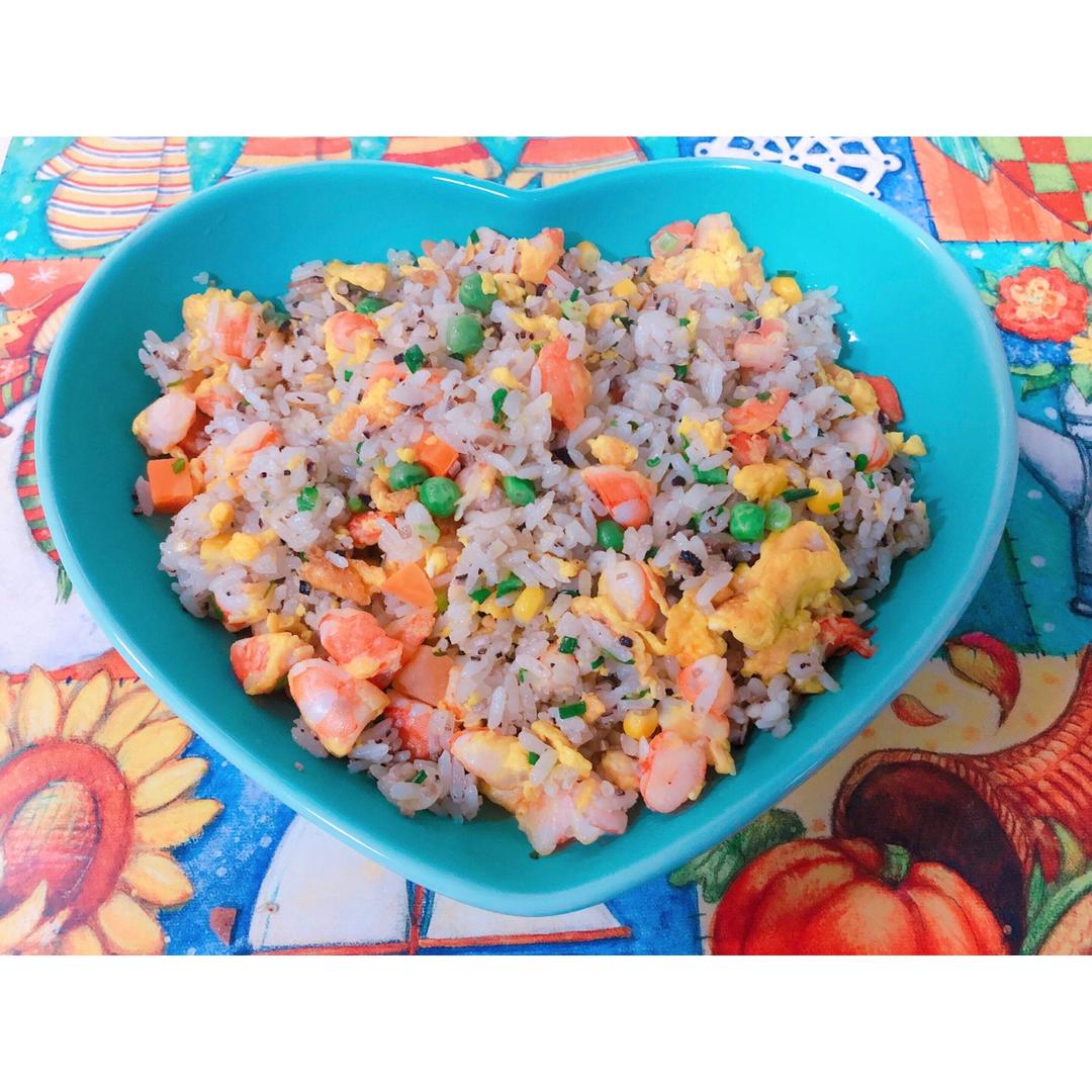 黑松露虾仁炒饭❤