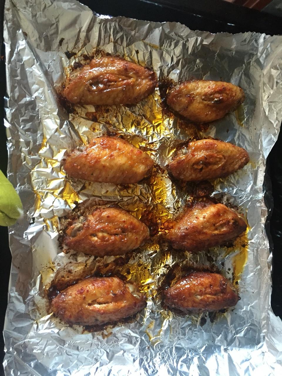 辣酱烤鸡翅