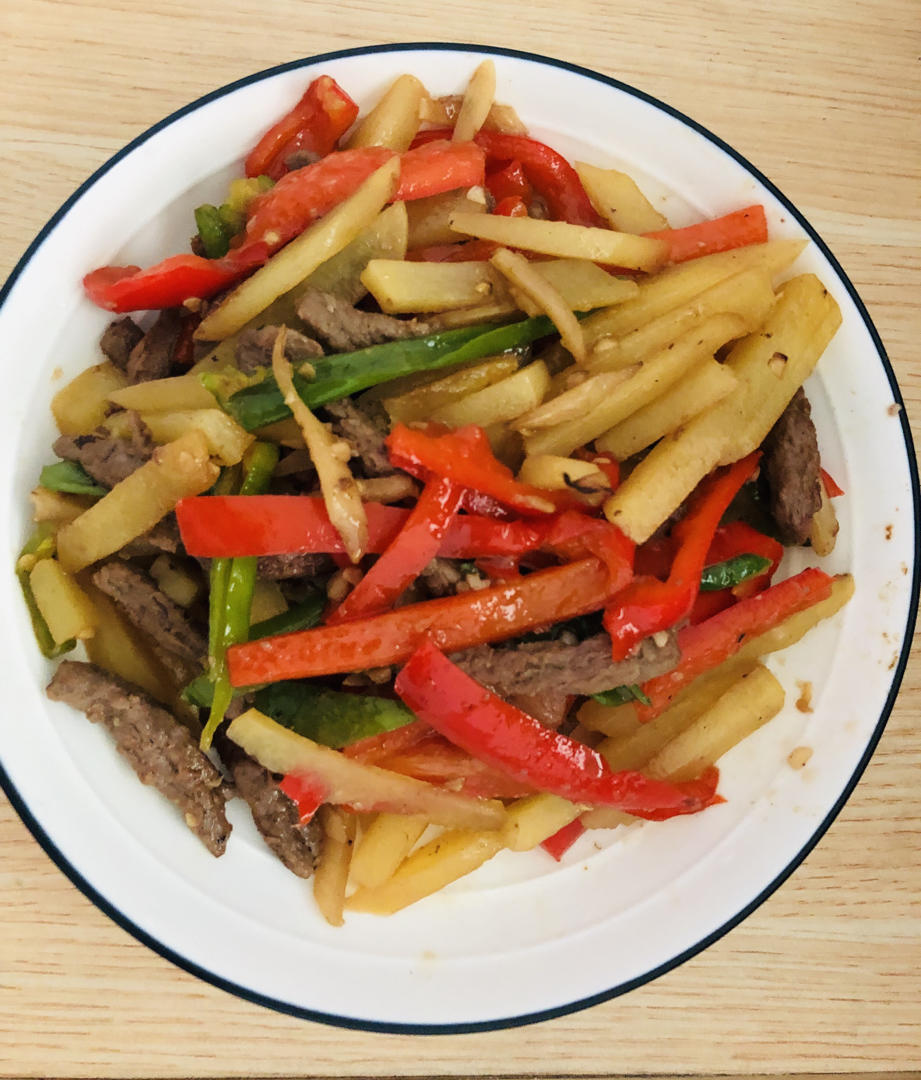 土豆炒牛肉