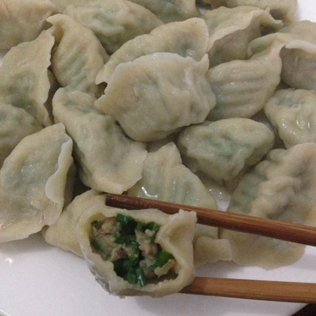 韭苔大肉水饺的做法