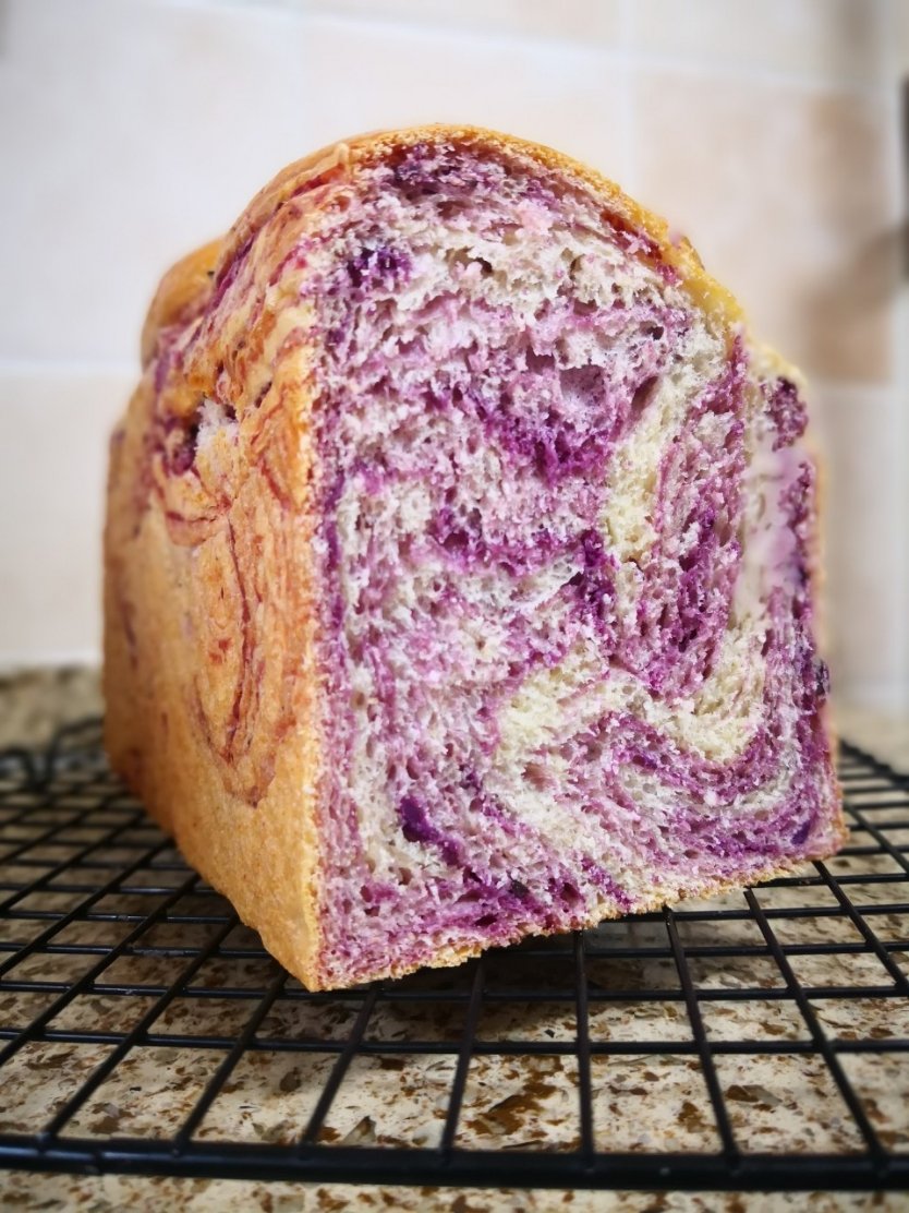 中种大理石纹紫薯吐司