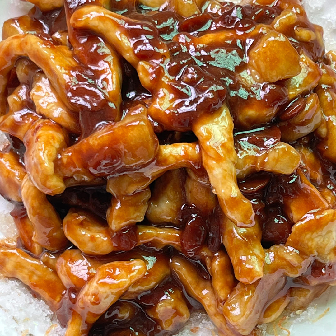 传统做法 京酱肉丝