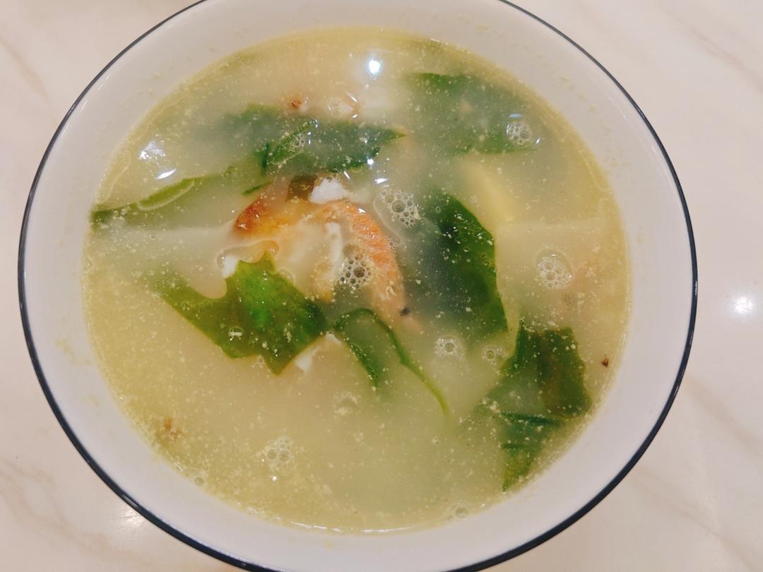 裙带菜豆腐煎蛋汤🥣减脂掉秤