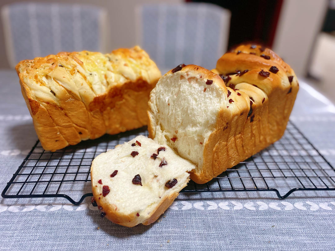 蔓越莓手撕吐司