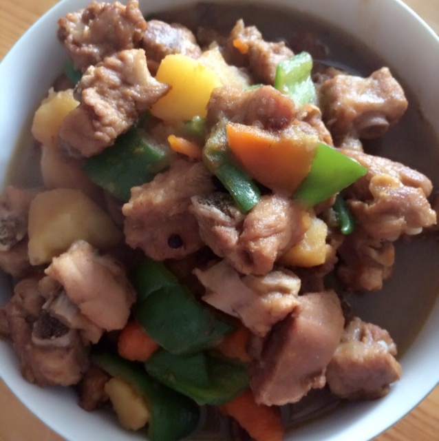 土豆炖排骨