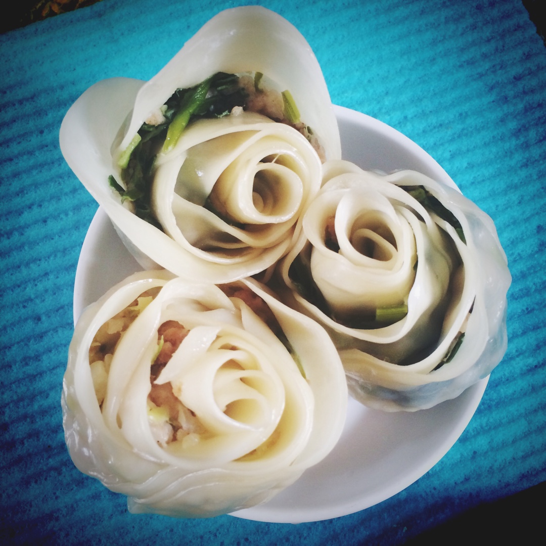 玫瑰花饺子
