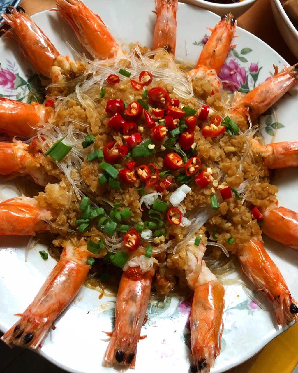 蒜蓉粉丝蒸虾
