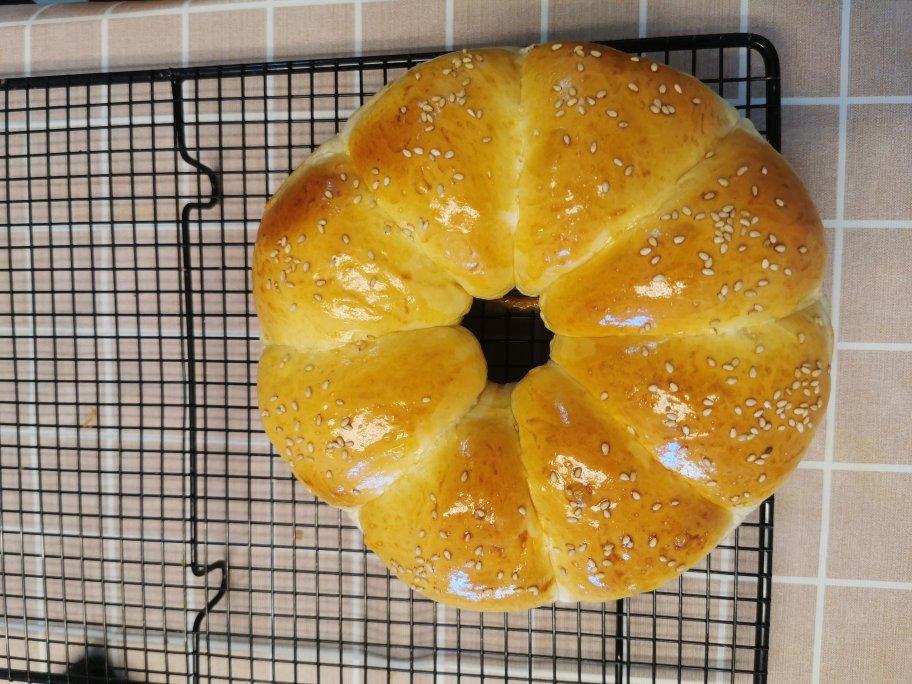 一次性发酵皇冠花环面包