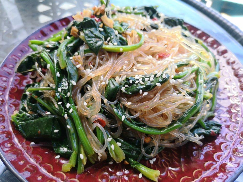 万能凉拌菜料汁（凉拌菠菜粉丝）