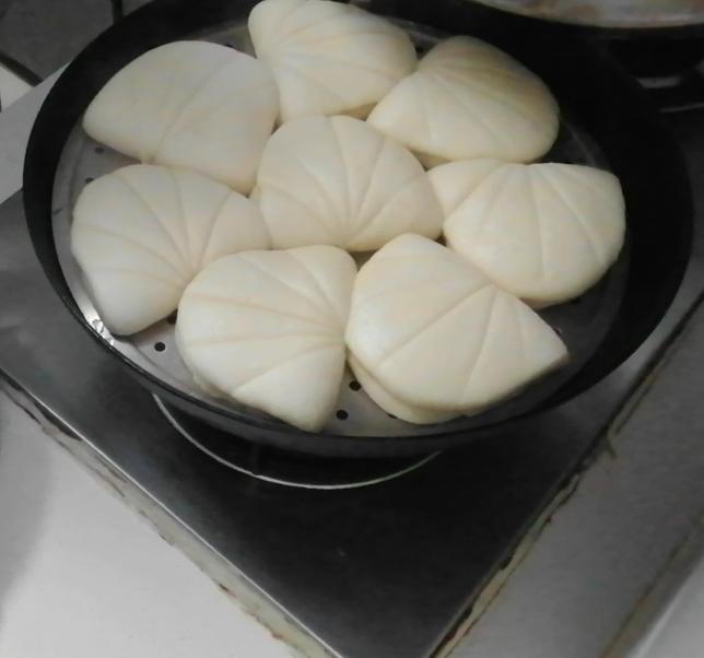 荷叶馒头 夹饼