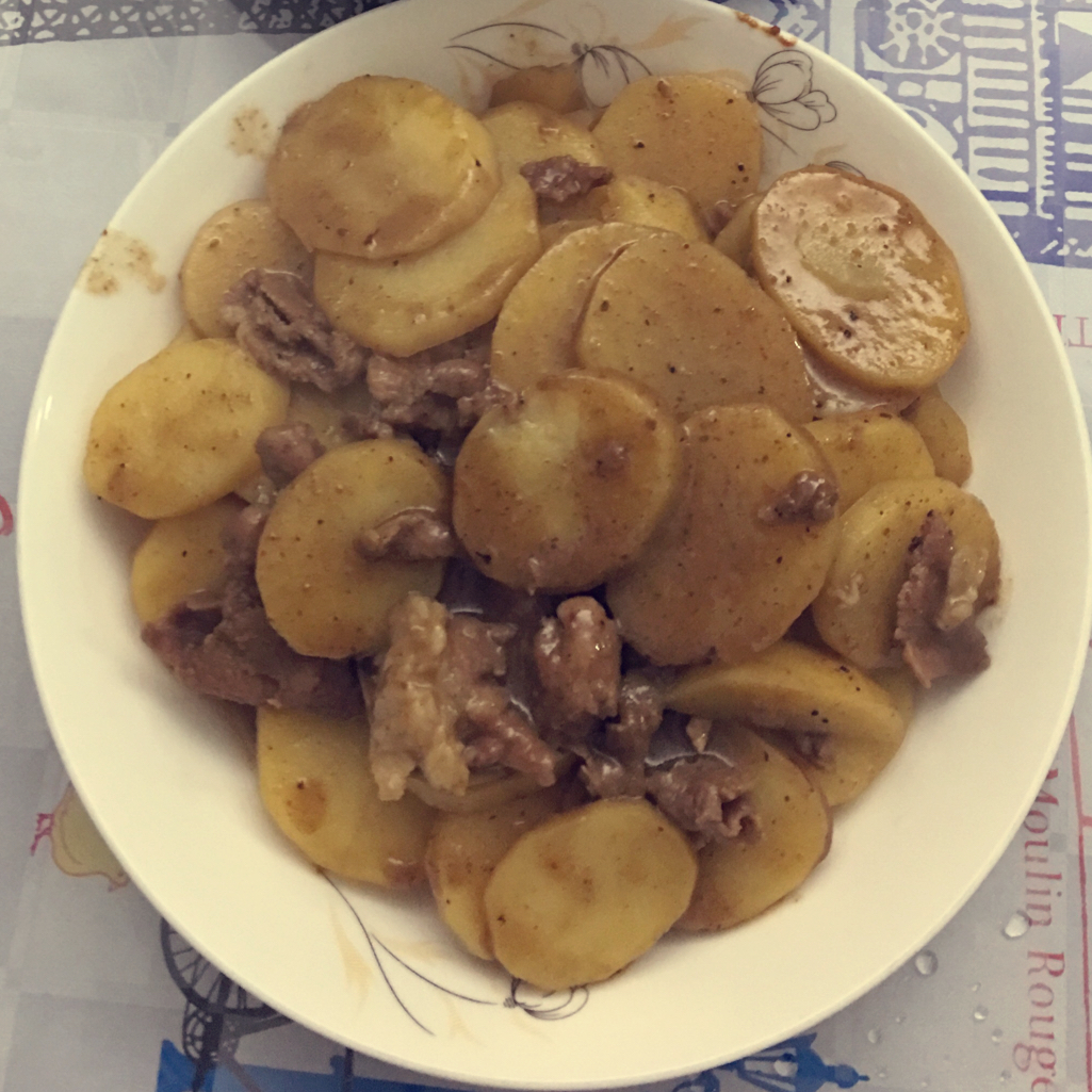土豆炒肉丝