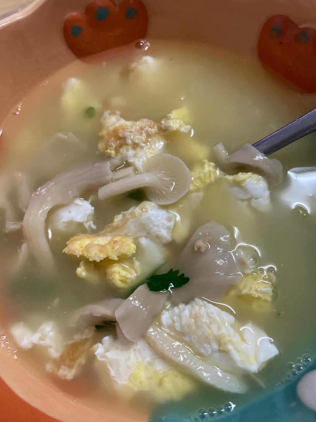 鸡油菌蛋汤