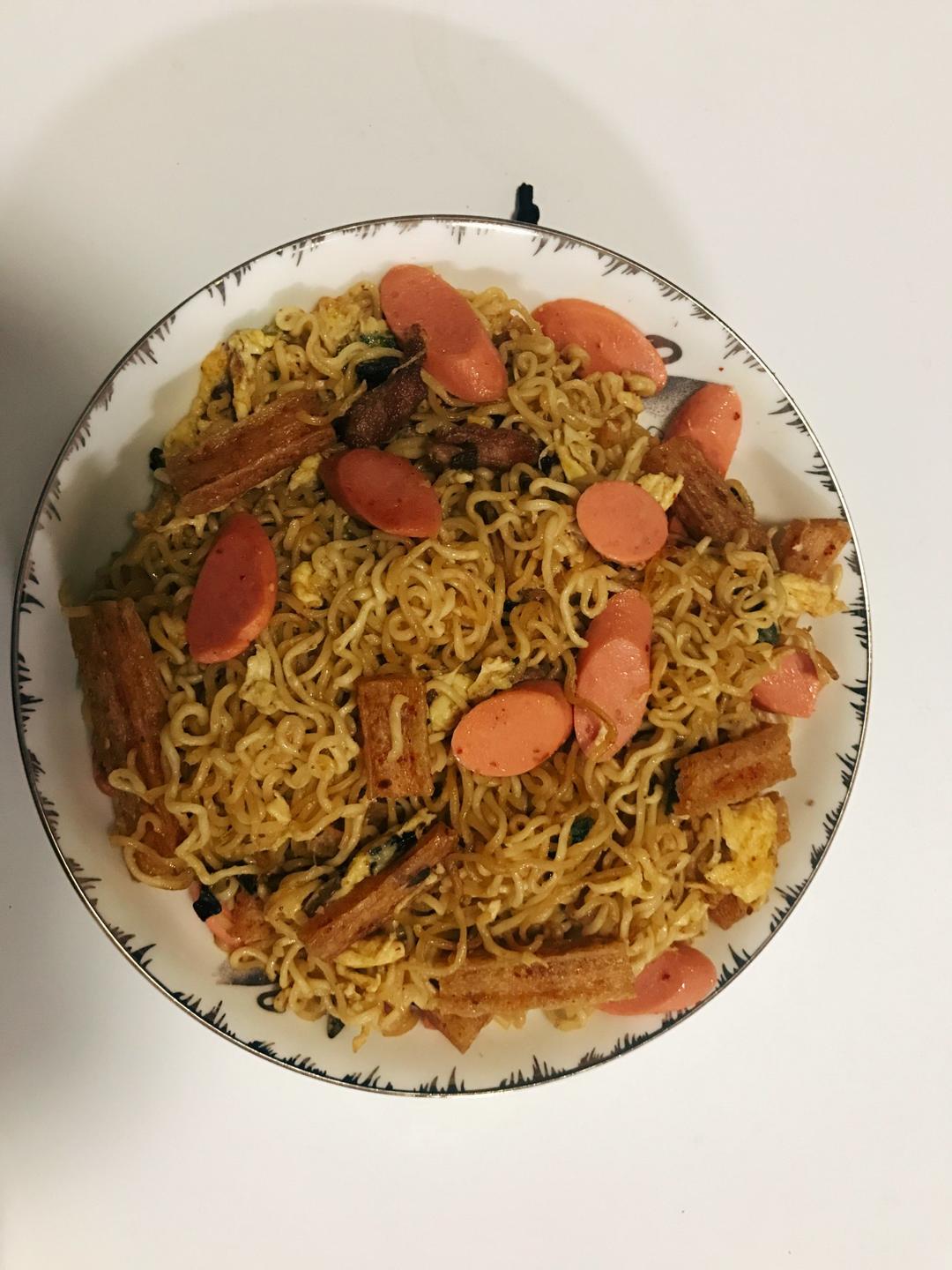 炒方便面
