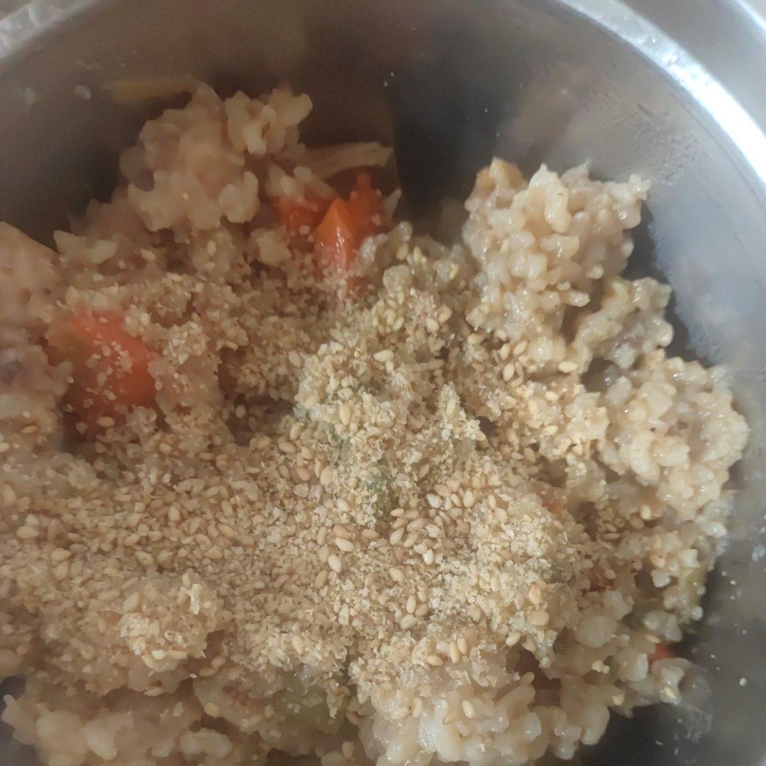 爆香蚝油羊肉卷焖饭