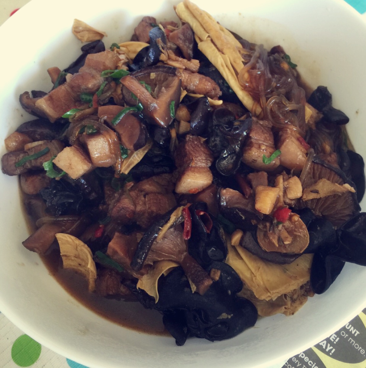 香菇烧肉