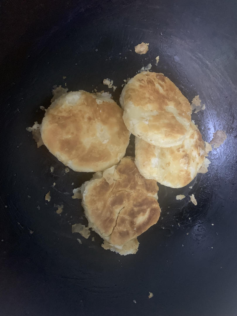 平底锅版红豆酥饼