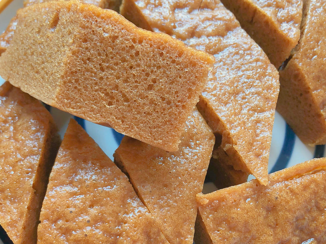 kellyshum做的马拉糕软糯弹韧香甜细腻和一般发糕不一样