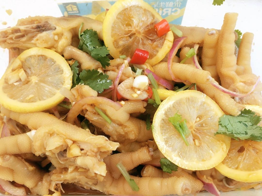 【柠檬酸辣鸡爪】自制超级无敌美味的网红鸡爪