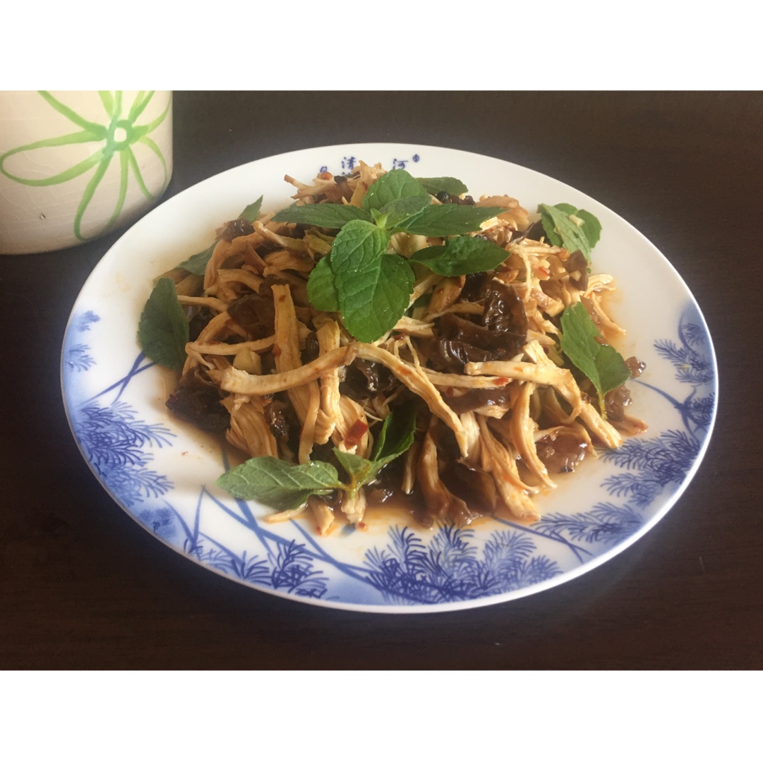 减脂健身｜凉拌手撕鸡丝（香辣&麻油版）