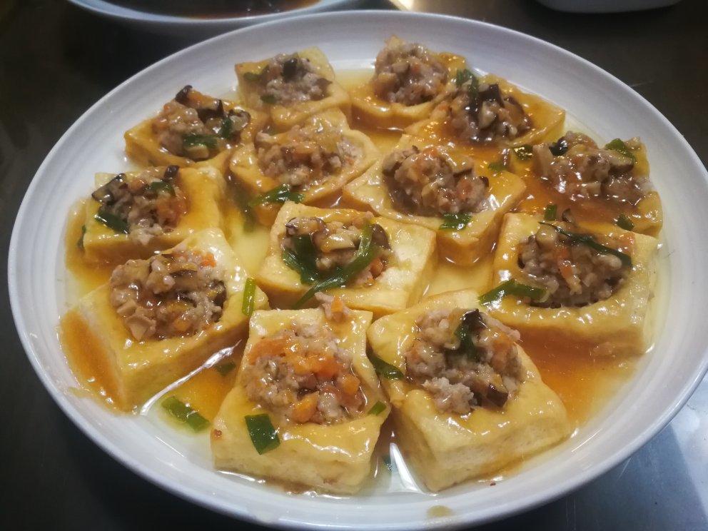 香煎酿豆腐【传统客家菜 】