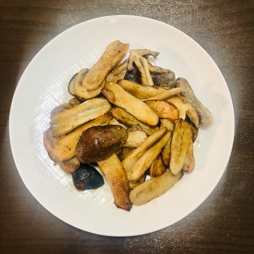 黄油煎赤松茸的做法