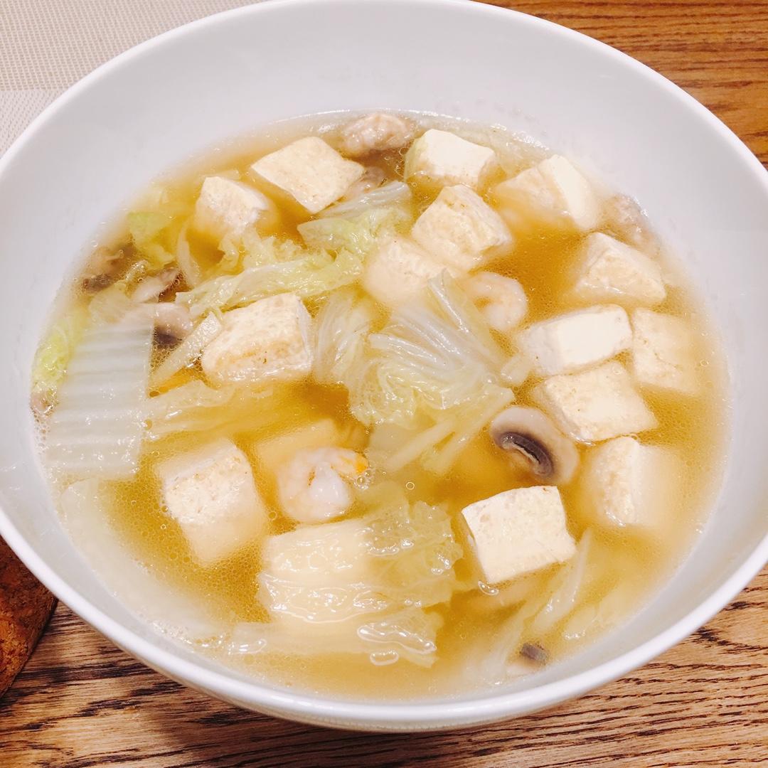 豆腐炖白菜