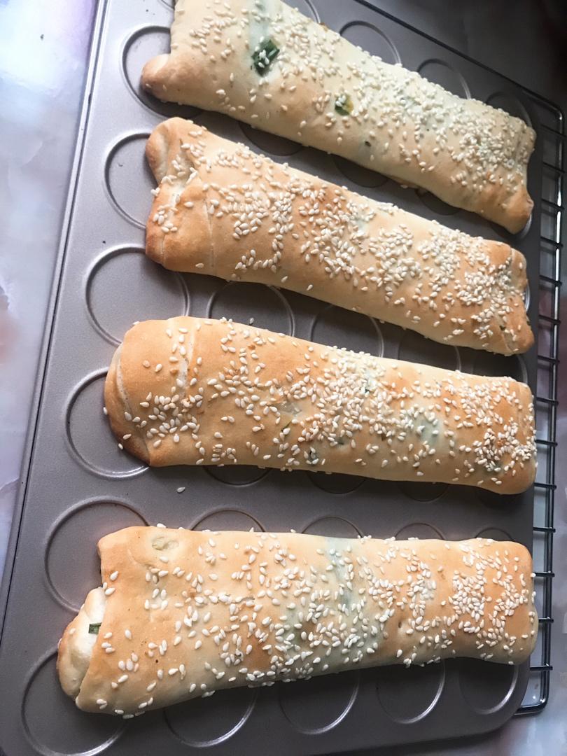 三角葱烧饼