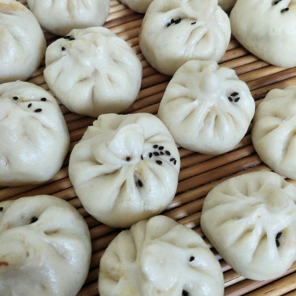 手工包子（肚脐包）