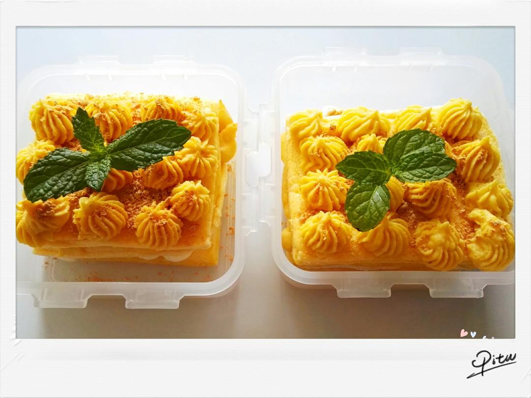 日式豆乳盒子蛋糕