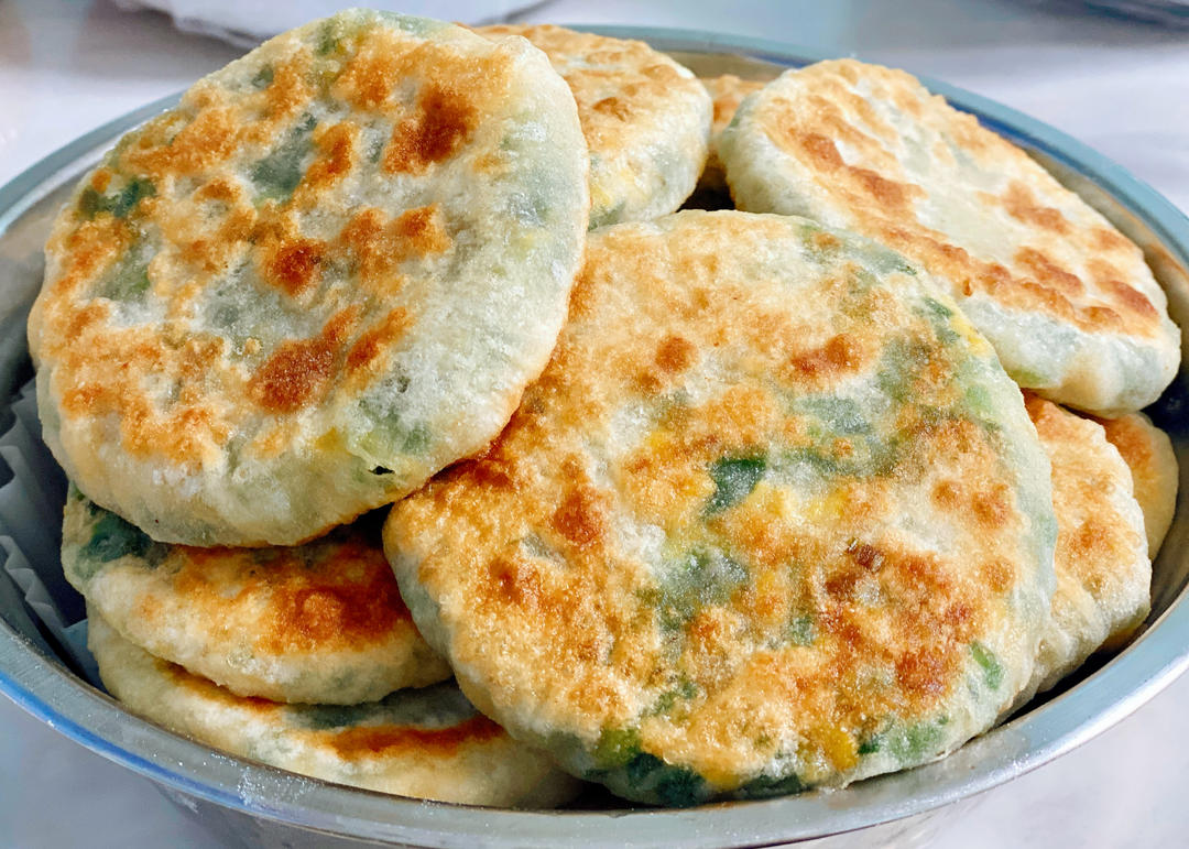 皮薄如纸的韭菜馅饼|免揉面法