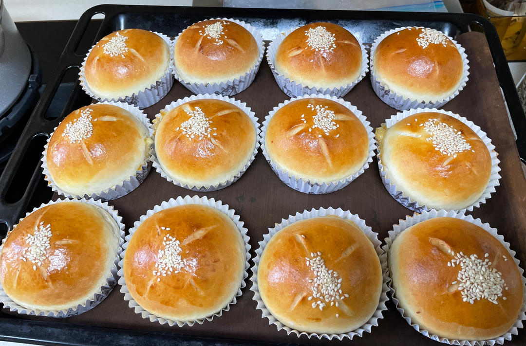 奥尔良鸡腿面包~波兰种