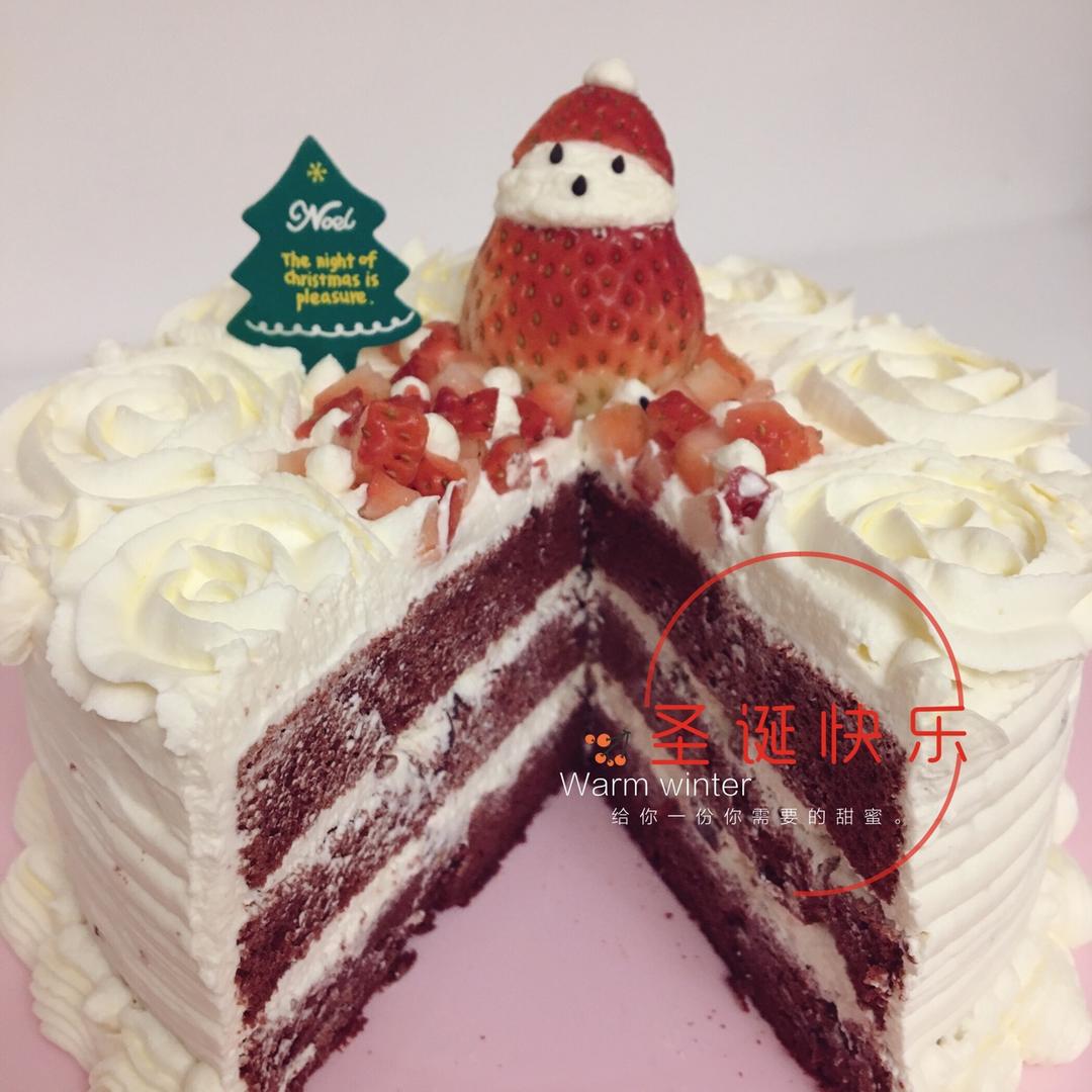 暖心红丝绒蛋糕［6寸绵软戚风版 ］