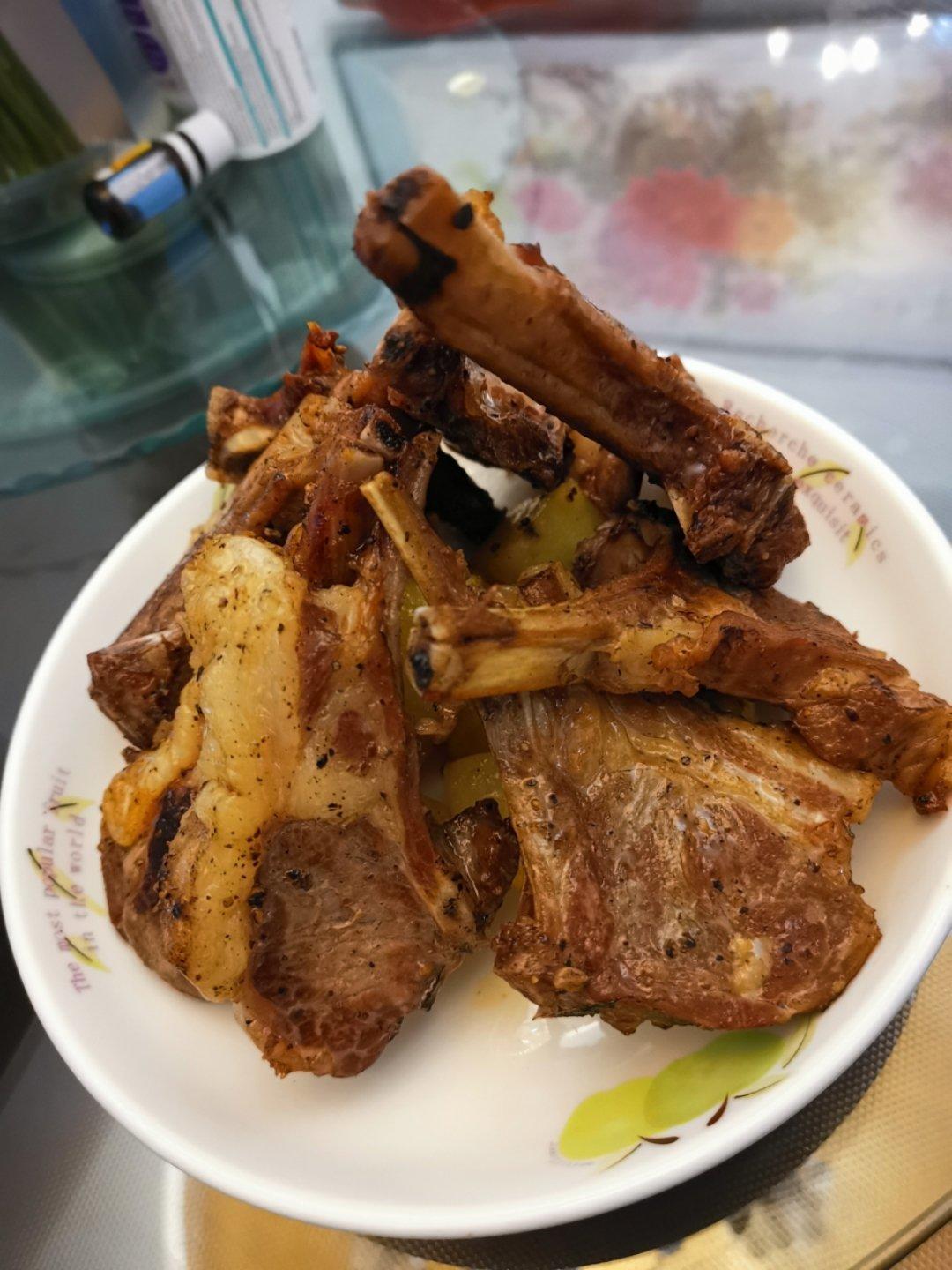 煎烤法式羊排
