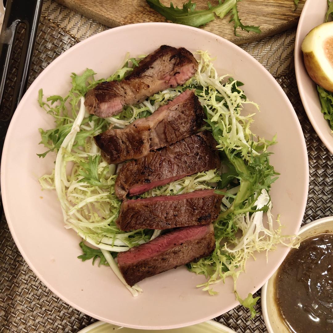 牛排大拌菜-2018年夜饭【曼食慢语】
