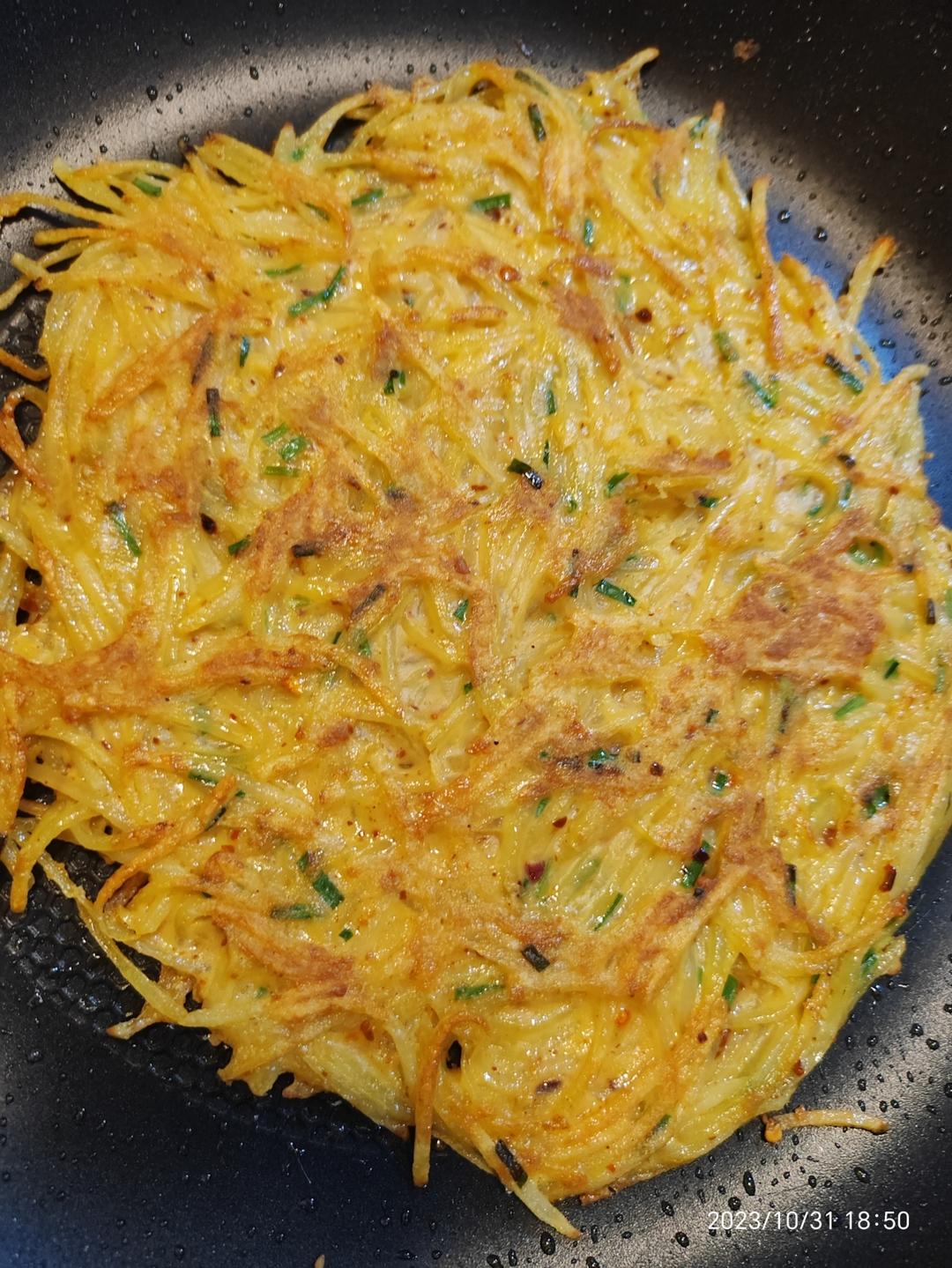 土豆饼(土豆胡萝卜丝饼)