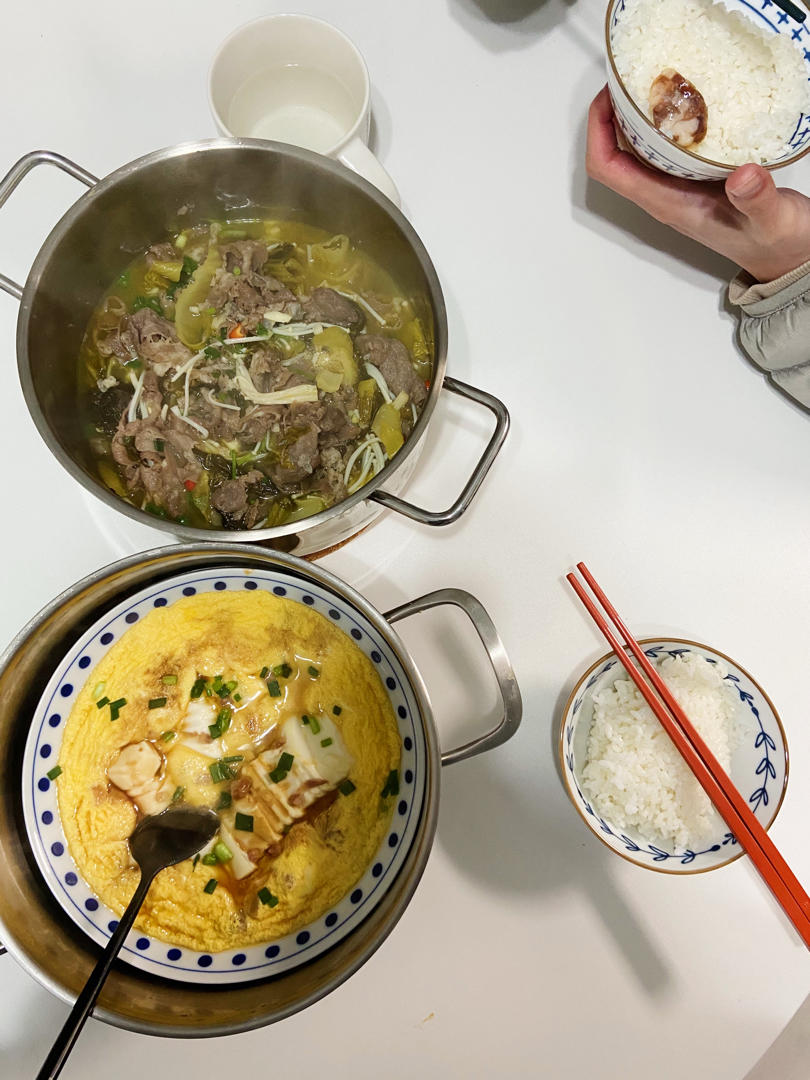 鸡蛋蒸豆腐