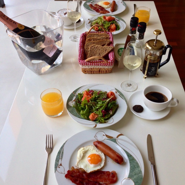 美味的Brunch 早午餐。