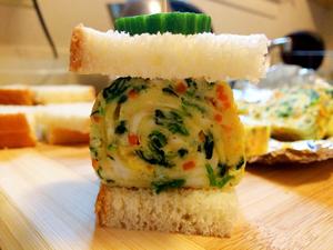 蔬菜厚蛋烧三明治（超详细平底锅做厚蛋烧）的做法 步骤16