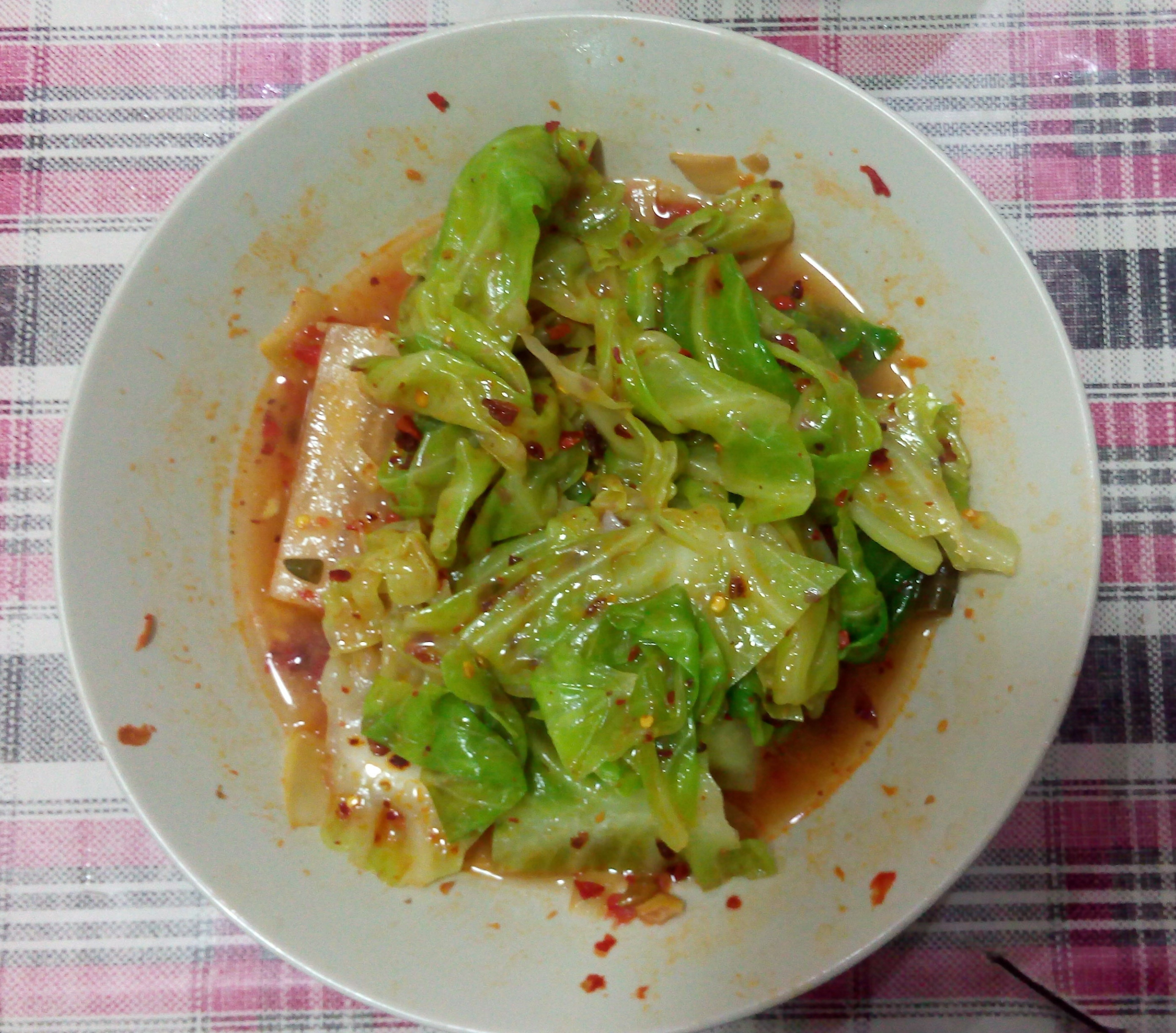 凉拌手撕圆白菜