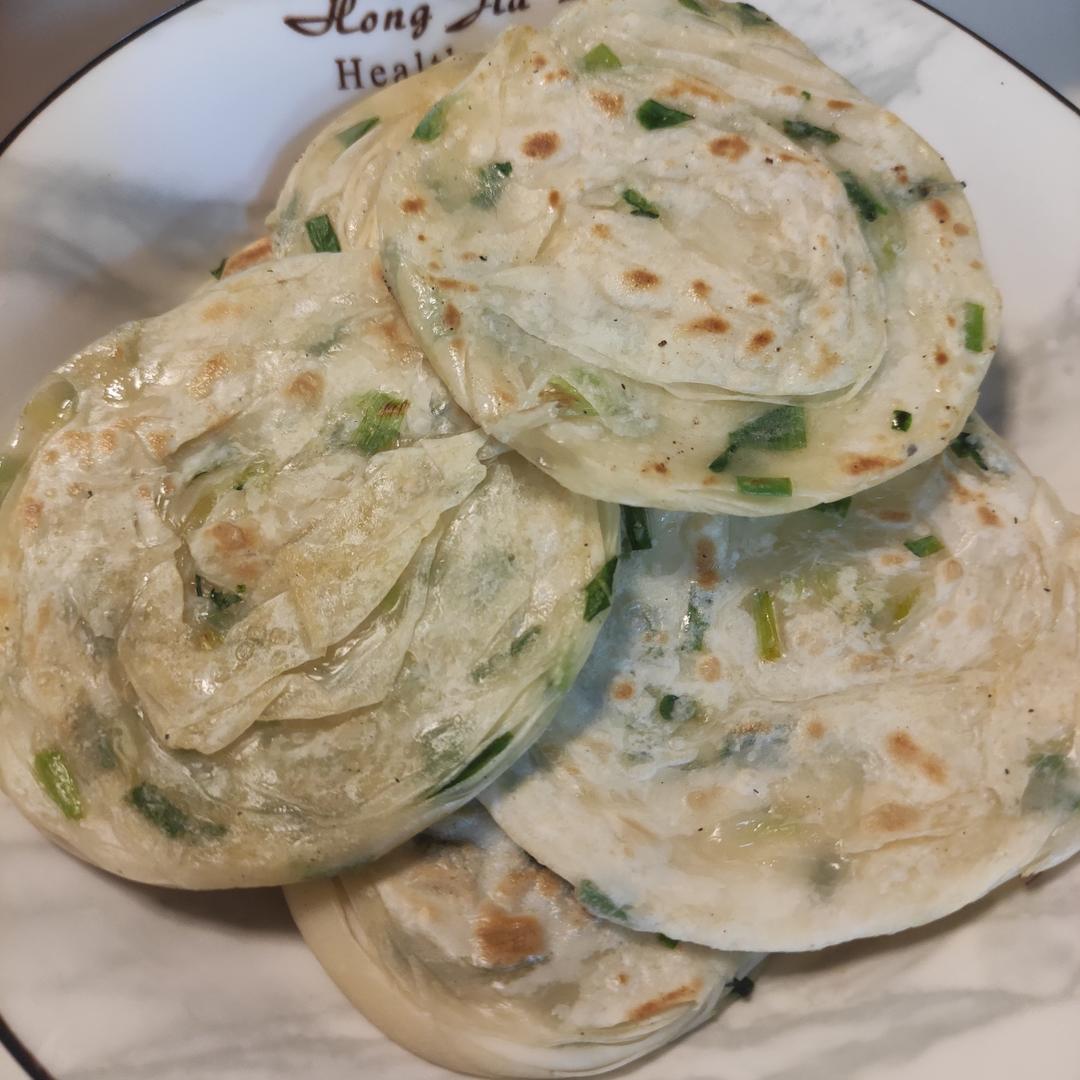 葱油饼（饺子皮版）