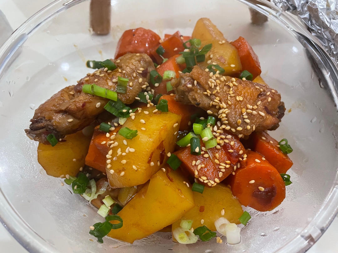 👏追剧下饭菜土豆鸡翅煲🙊一口气三碗饭