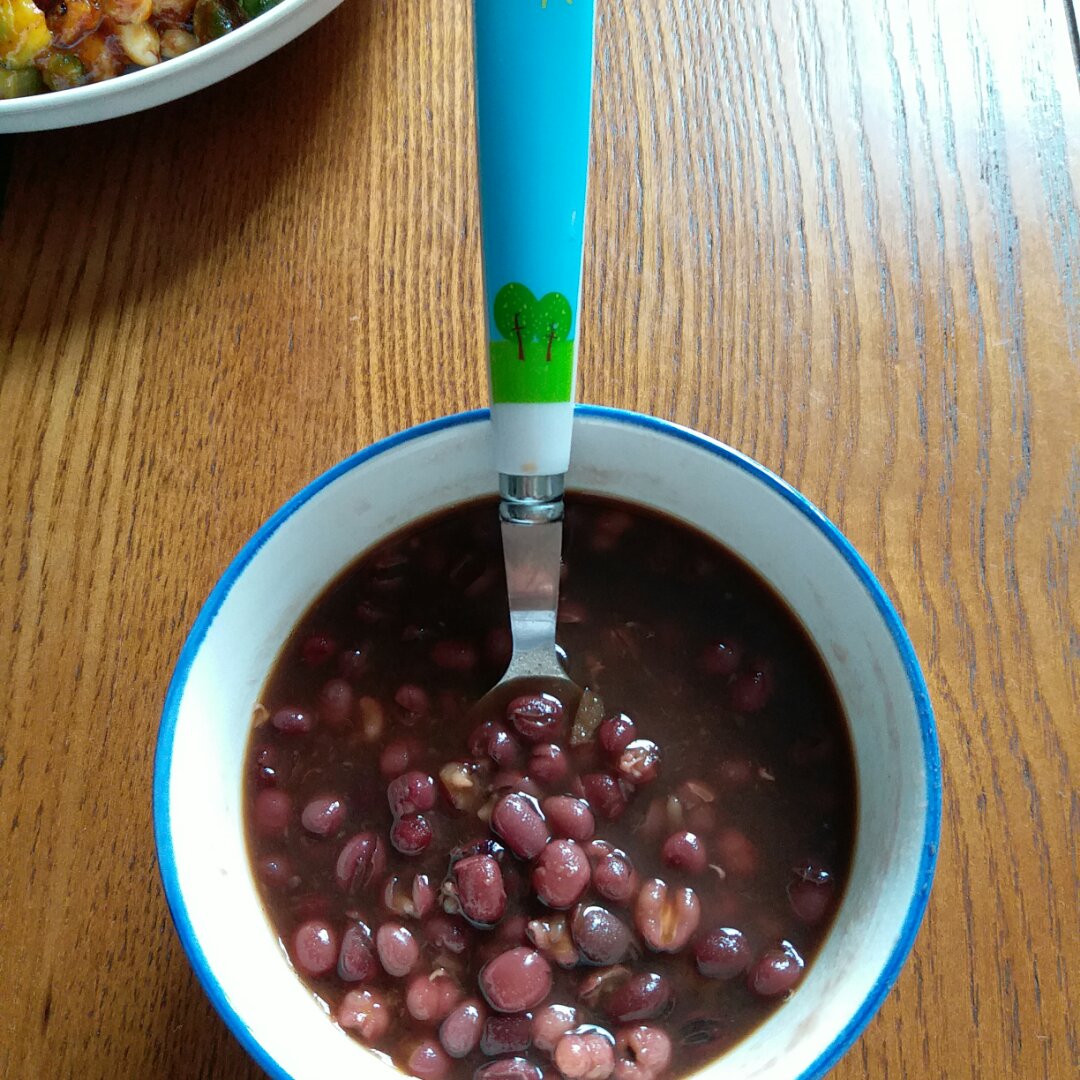 配方普通味道超棒的陈皮红豆粥（一人份）