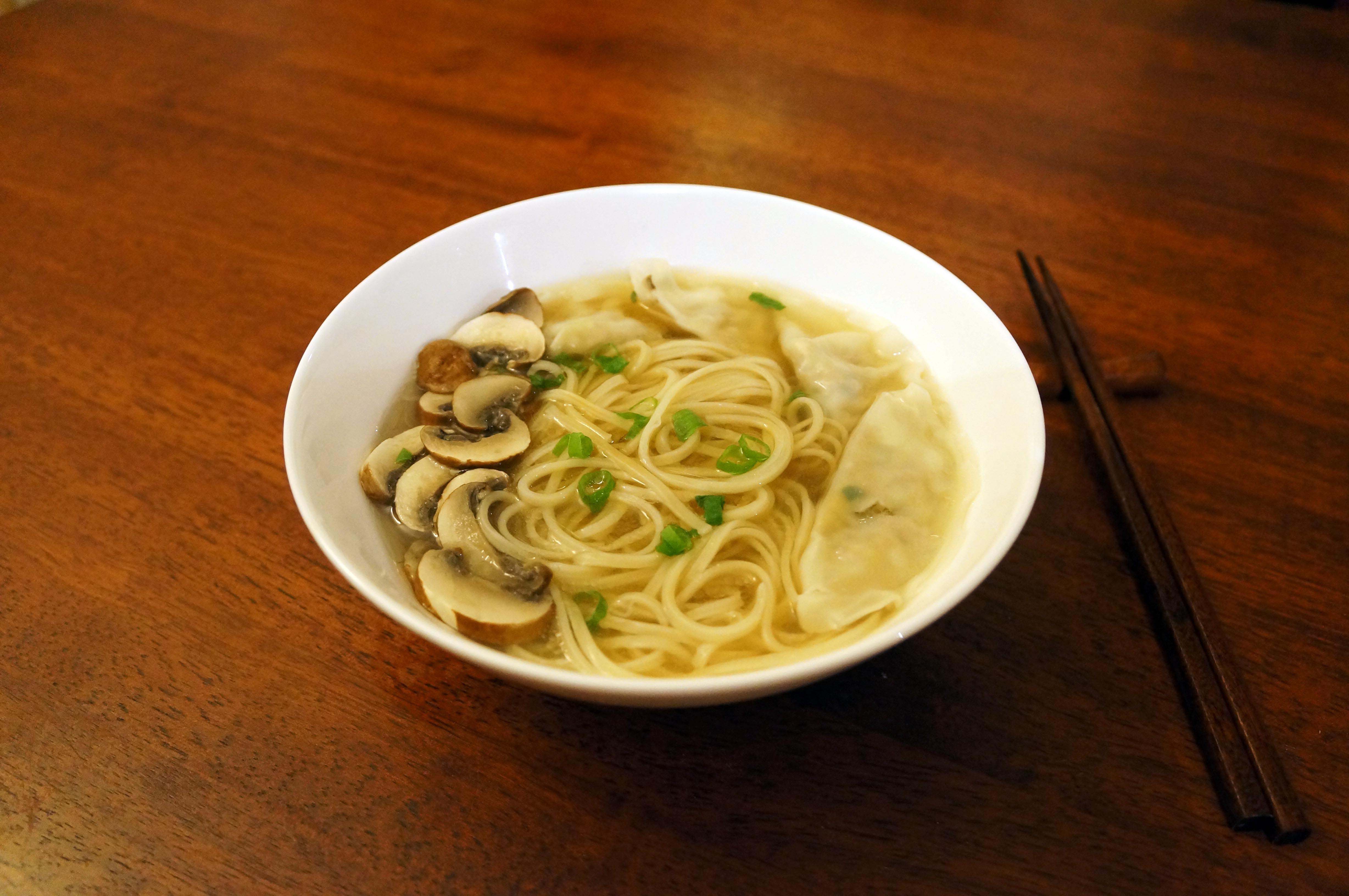 小葱麻油酱油面