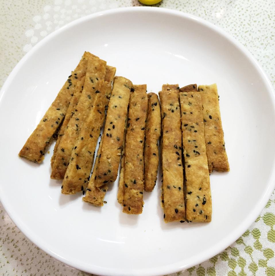 奶盐咸酥芝麻棒饼干   健康好吃  简单快手