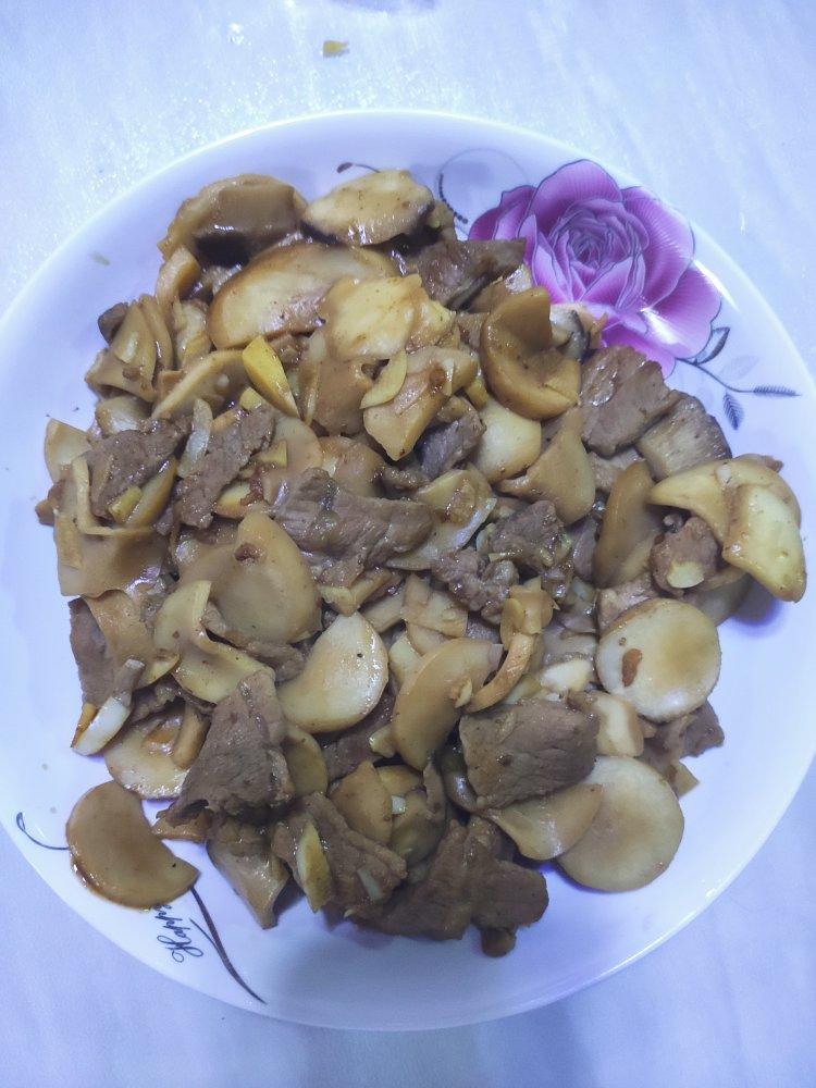 肉炒杏鲍菇