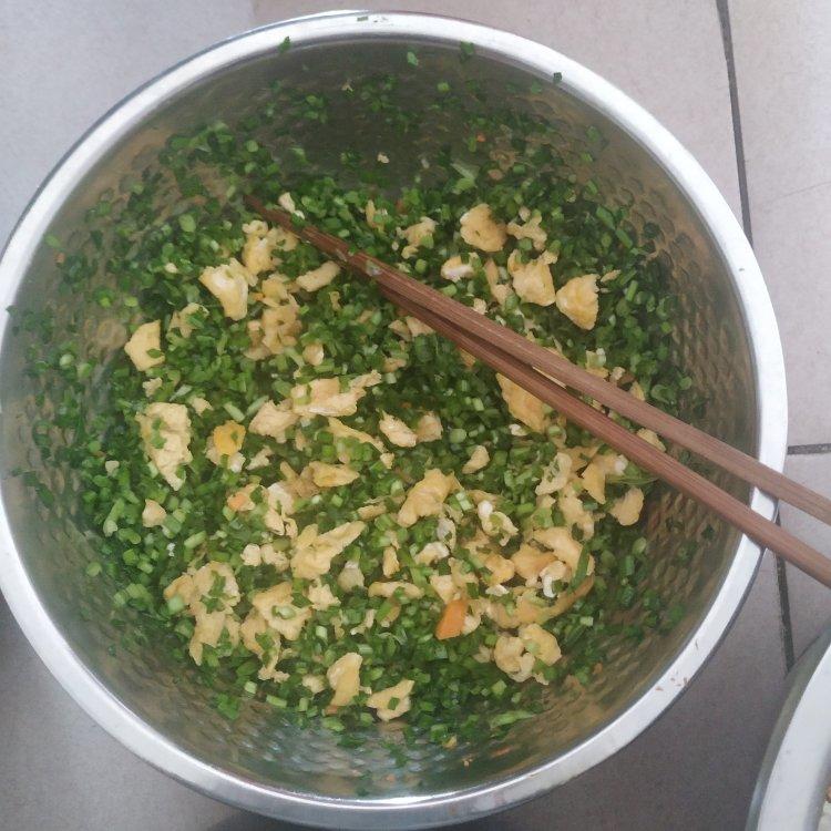 不出水的韭菜鸡蛋饺子馅