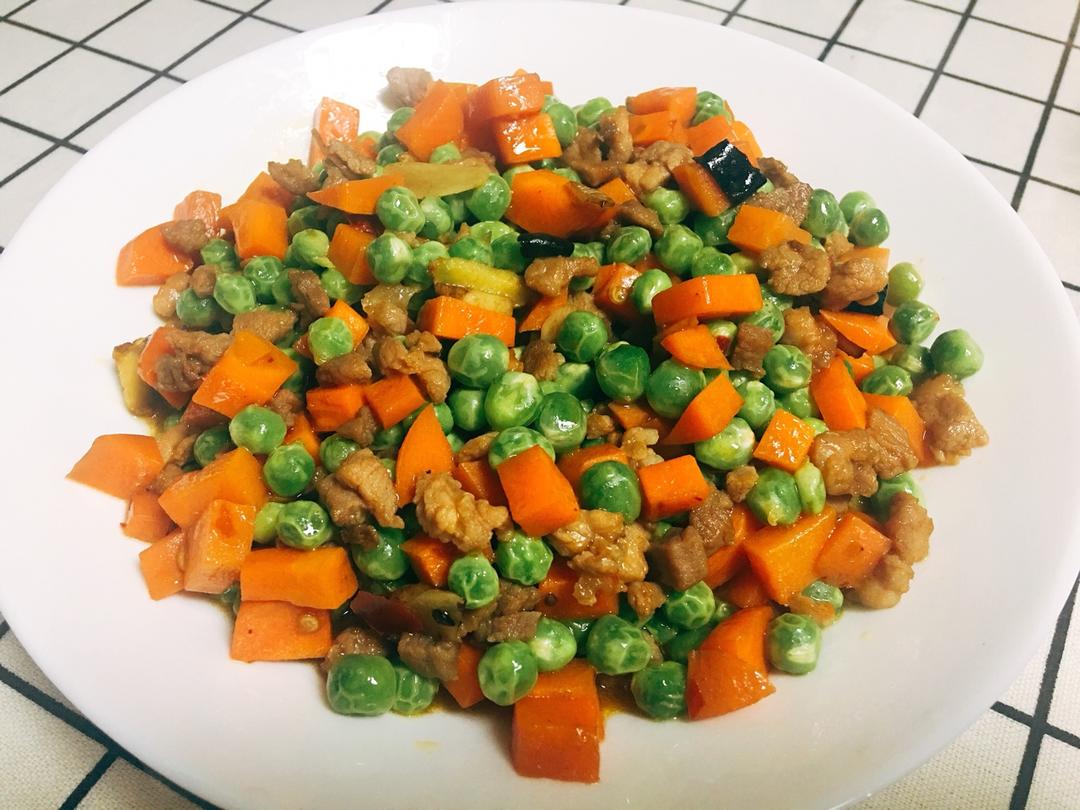 豌豆炒肉末