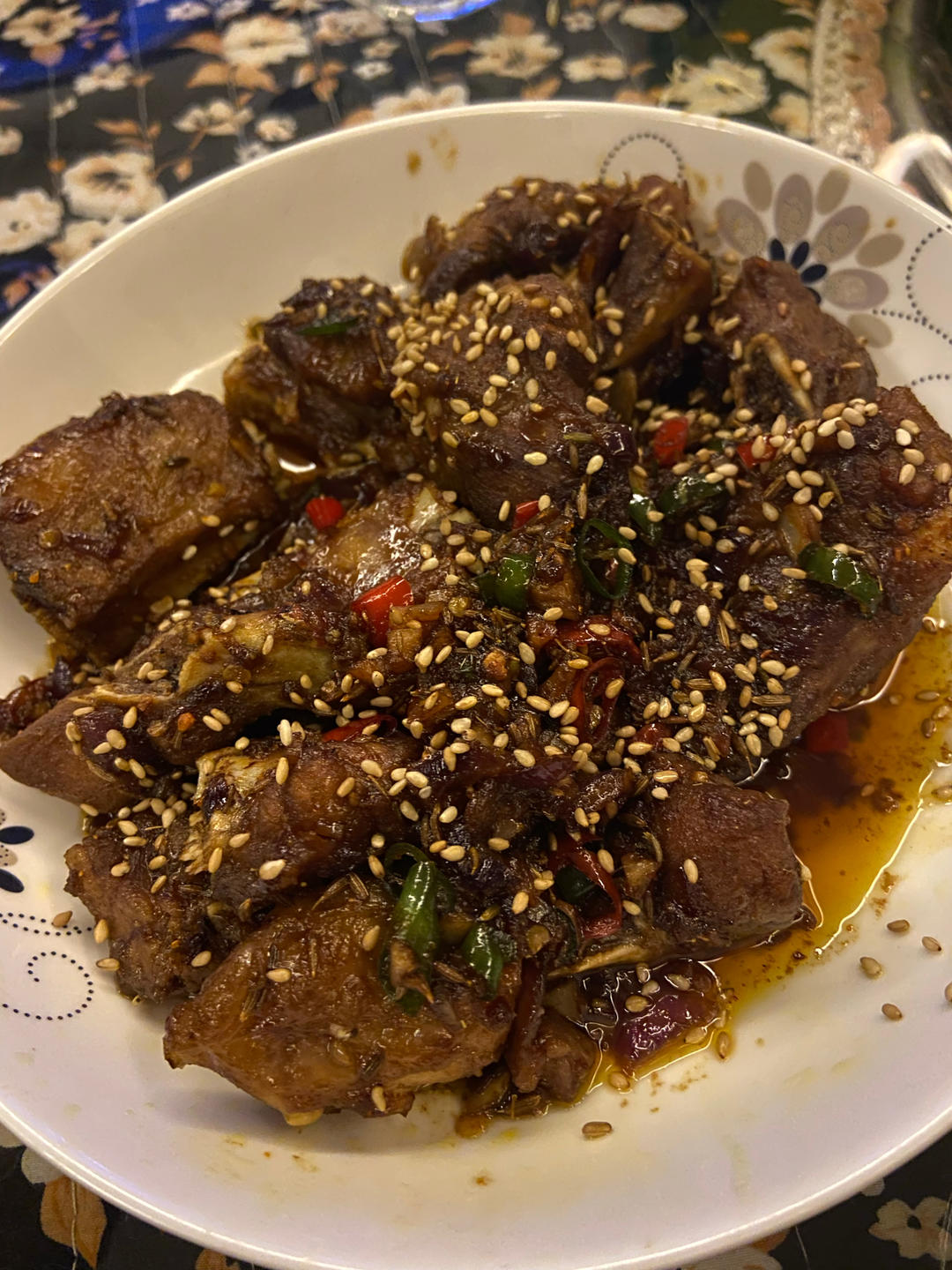 连骨头都不想放过❗蒜香孜然排骨yyds❗