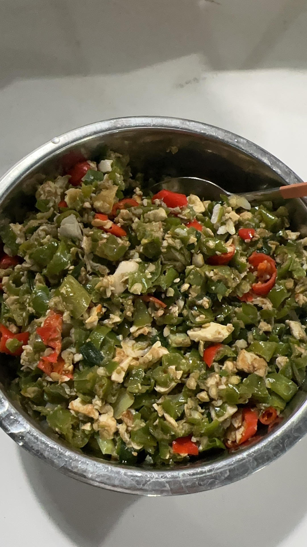 鬼火绿（辣椒炒咸鸭蛋）