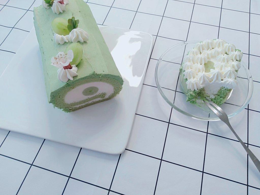 日式抹茶青提卷